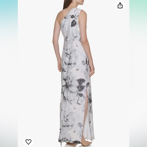 Calvin Klein Floral Evening Gown - Picture 4 of 17